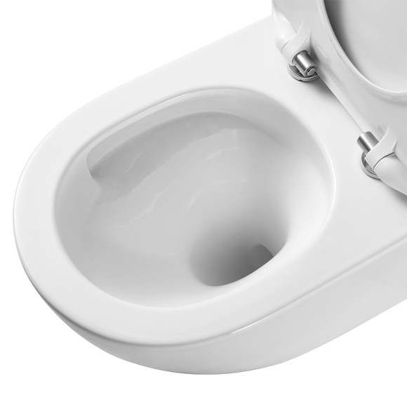 Унитаз AQUAme AQM2002PRO подвесной Белый глянец с сиденьем Микролифт Унитаз AQUAme AQM2002PRO подвесной Белый глянец с сиденьем Микролифт