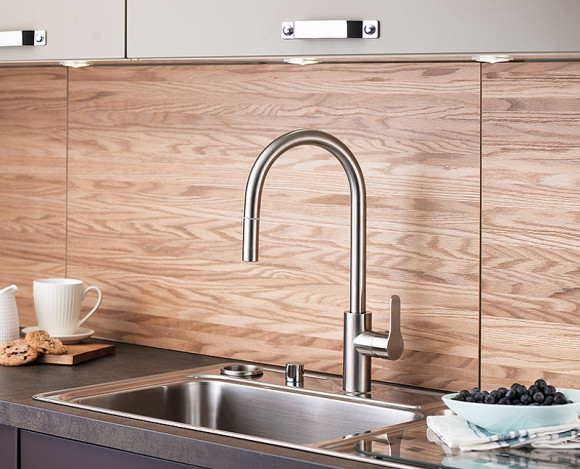 Смеситель для кухни Vitra Masterline Inox A42153EXP Хром