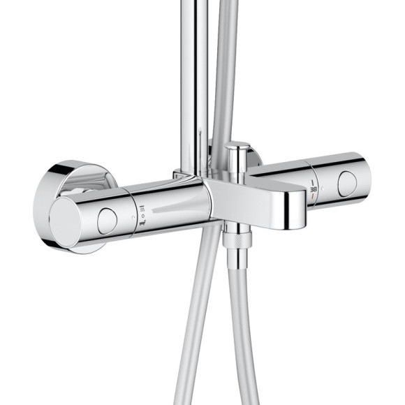 Душевая система Grohe Euphoria System 27475001 с термостатом Хром Душевая система Grohe Euphoria System 27475001 с термостатом Хром