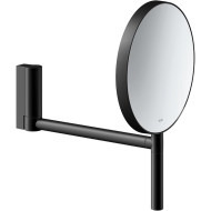 Косметическое зеркало Keuco Plan 17649370002 Черное матовое Косметическое зеркало Keuco Plan 17649370002 Черное матовое