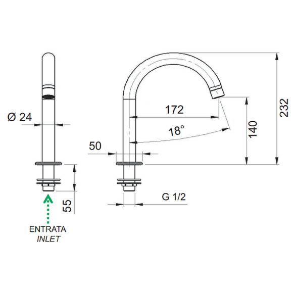 Смеситель для раковины Remer Class Line L57 Хром Смеситель для раковины Remer Class Line L57 Хром