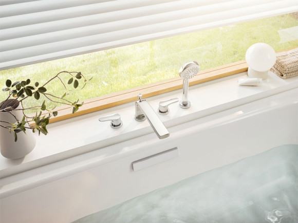 Смеситель на борт ванны Kludi Pure Solid 344230575 Хром