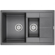 Кухонная мойка Paulmark Flugen 60/1,5 PM237850-DG Графит Кухонная мойка Paulmark Flugen 60/1,5 PM237850-DG Графит