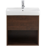 Тумба под раковину BelBagno Neon 60 NEON-600-1C-SO-RS подвесная Rovere Scuro Тумба под раковину BelBagno Neon 60 NEON-600-1C-SO-RS подвесная Rovere Scuro