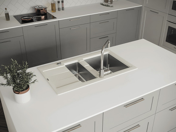 Кухонная мойка Florentina Комби-860К 21.410.D0860.201 Жасмин Кухонная мойка Florentina Комби-860К 21.410.D0860.201 Жасмин
