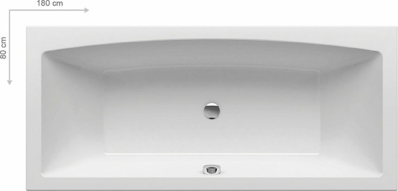 Акриловая ванна Ravak Formy 02 Slim 180x80 C891300000 без гидромассажа Акриловая ванна Ravak Formy 02 Slim 180x80 C891300000 без гидромассажа