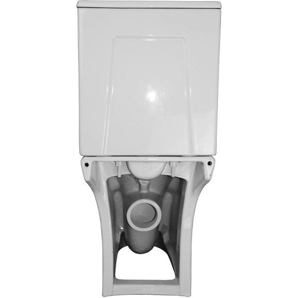 Унитаз компакт Azario Fretta Round AZ-1217+AZ-1216 с бачком и сиденьем Микролифт