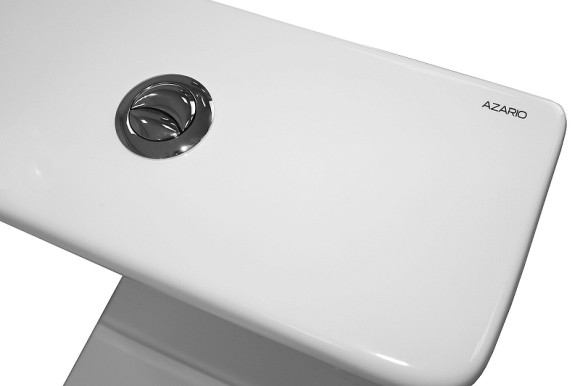 Унитаз компакт Azario Fretta Round AZ-1217+AZ-1216 с бачком и сиденьем Микролифт