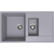 Кухонная мойка Ulgran Quartz Prima 860 1,5 K-05 Бетон