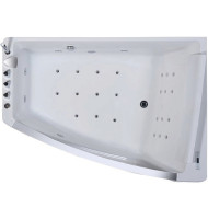 Акриловая ванна Orans 120x170 R 65109r0 с гидромассажем