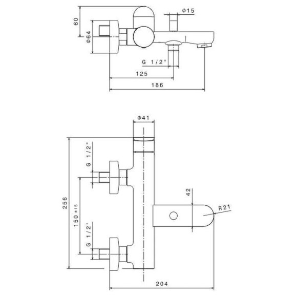 Смеситель для ванны Kerama Marazzi Ole 69440KM.M0.071 Золотой атласный Смеситель для ванны Kerama Marazzi Ole 69440KM.M0.071 Золотой атласный
