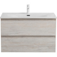 Тумба под раковину Cezares Molveno 90 MOLVENO-90-2C-SO-LB подвесная Legno Bianco