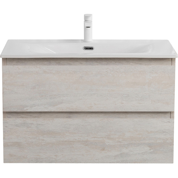 Тумба под раковину Cezares Molveno 90 MOLVENO-90-2C-SO-LB подвесная Legno Bianco