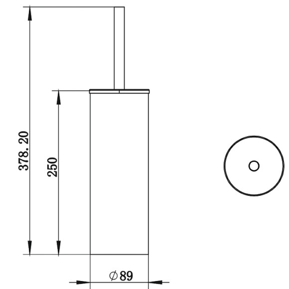 Ершик для унитаза Whitecross Ergo black ER2274BL Черный матовый Ершик для унитаза Whitecross Ergo black ER2274BL Черный матовый