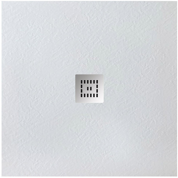 Душевой поддон из искусственного камня BelBagno Uno 80x80 TRAY-MR-UNO-A-80-35-W Белый