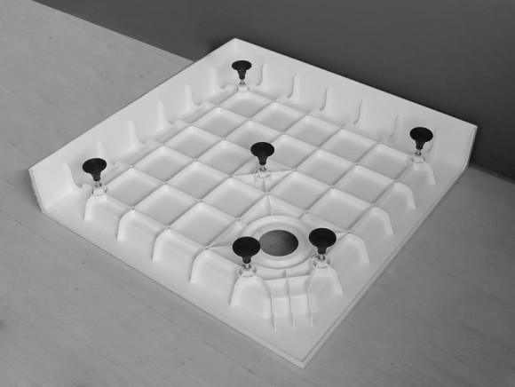 Душевой поддон из стеклокомпозита Cezares Tray SMC 90x90 TRAY-SMC-A-90-550-150-W Белый