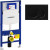 Инсталляция Geberit Duofix Sigma UP320 111.300.00.5+115.770.DW.5 с Черной клавишей смыва