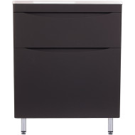 Тумба под раковину Style Line Бергамо 70 СС-00002311 Черная антискрейч