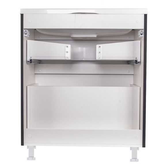 Тумба под раковину Style Line Бергамо 70 СС-00002311 Черная антискрейч Тумба под раковину Style Line Бергамо 70 СС-00002311 Черная антискрейч