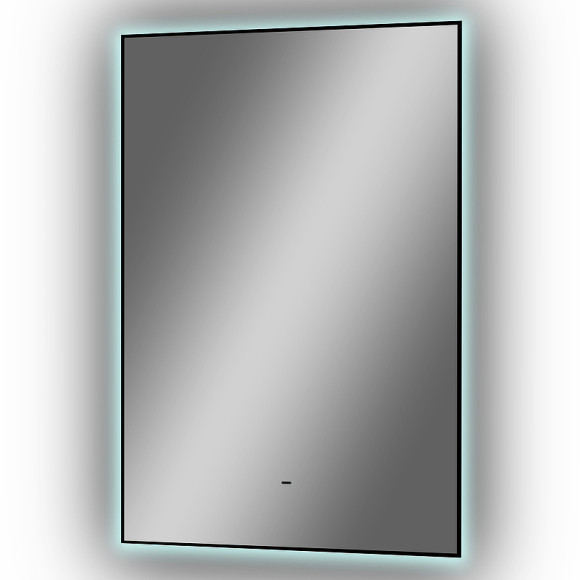 Зеркало Континент Amer 600х1000 ЗЛП1526 с подсветкой Черное с бесконтактным выключателем Зеркало Континент Amer 600х1000 ЗЛП1526 с подсветкой Черное с бесконтактным выключателем