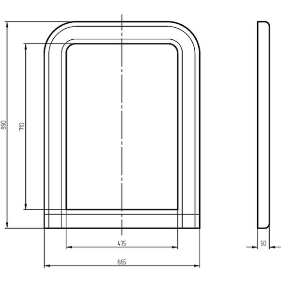 Зеркало Migliore CDB 65 26358 Золото