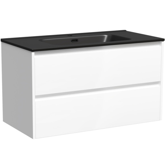 Тумба под раковину Sancos Libra 90 LB90W подвесная Белый глянец