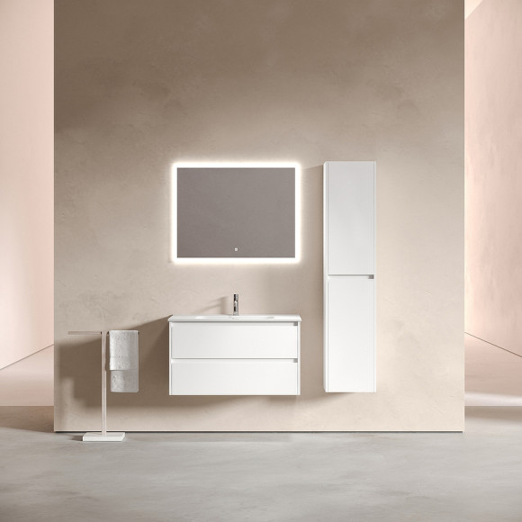 Тумба под раковину Sancos Libra 90 LB90W подвесная Белый глянец