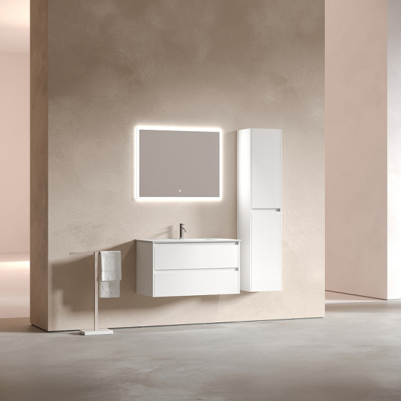 Тумба под раковину Sancos Libra 90 LB90W подвесная Белый глянец