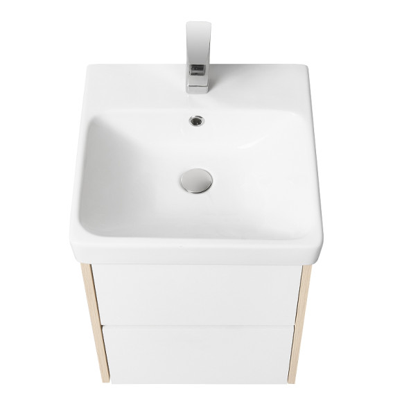 Тумба под раковину Aquaton Сканди 45 1A251601SDB20 подвесная Белый Дуб верона