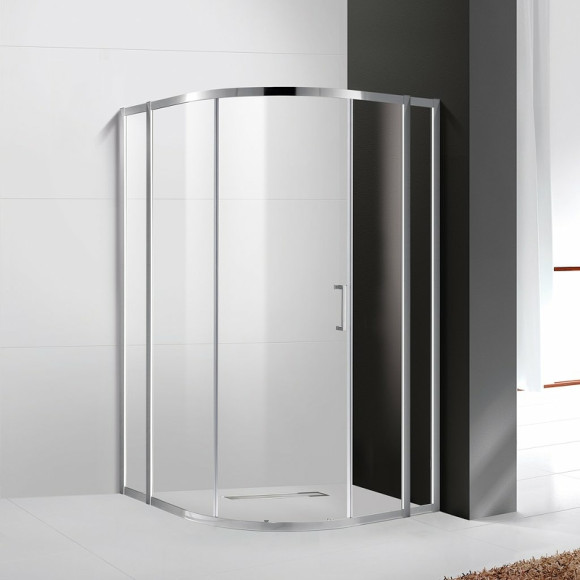 Душевой уголок Cezares Molveno 130x130 MOLVENO-R-11-100+30-C-Cr-IV профиль Хром стекло прозрачное