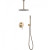 Душевая система Abber Emotion AF8821G Золото матовое