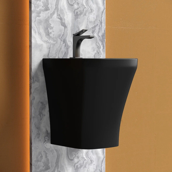 Раковина Ceramicanova Dion 37 CN6067MB Черная матовая Раковина Ceramicanova Dion 37 CN6067MB Черная матовая