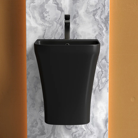 Раковина Ceramicanova Dion 37 CN6067MB Черная матовая Раковина Ceramicanova Dion 37 CN6067MB Черная матовая