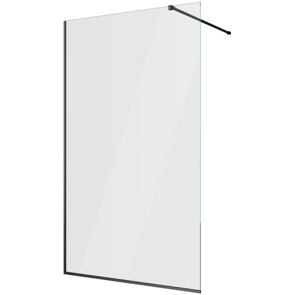 Душевая перегородка Berges Sky Black 120х200 064006 профиль Черный матовый стекло прозрачное