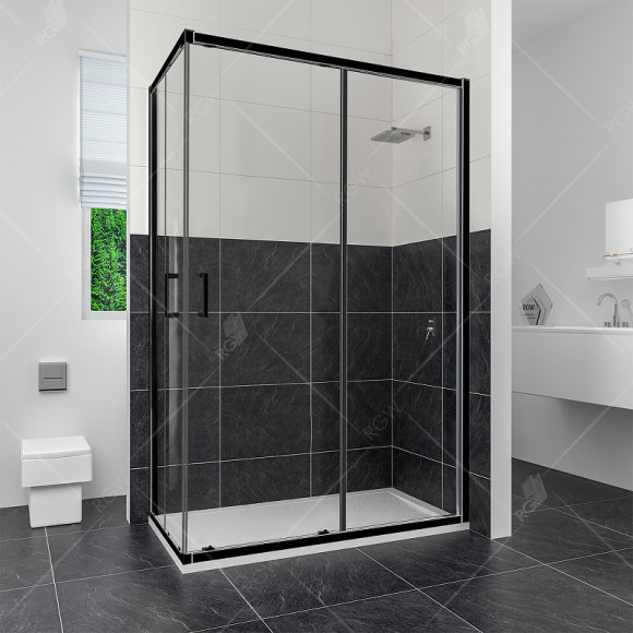 Душевой уголок RGW Classic CL-44B 120х80 32094482-14 профиль Черный стекло прозрачное Душевой уголок RGW Classic CL-44B 120х80 32094482-14 профиль Черный стекло прозрачное
