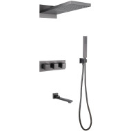 Душевая система Abber Daheim AF8253NG с термостатом Никель Душевая система Abber Daheim AF8253NG с термостатом Никель