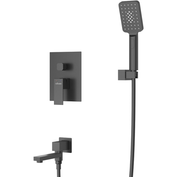 Душевая система Cezares Slider SLIDER-VDSET-NOP Черная матовая Душевая система Cezares Slider SLIDER-VDSET-NOP Черная матовая