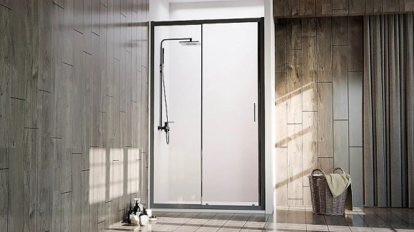 Душевая дверь Veconi Vianno VN-72B 120 VN72B-120-01-C4 профиль Черный матовый стекло прозрачное Душевая дверь Veconi Vianno VN-72B 120 VN72B-120-01-C4 профиль Черный матовый стекло прозрачное