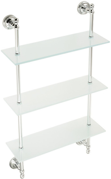 Стеклянная полка Migliore Mirella 17232 Хром