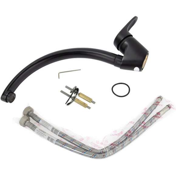 Смеситель для кухни Kaiser County 55244-9 Черный матовый Смеситель для кухни Kaiser County 55244-9 Черный матовый