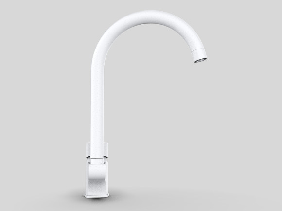 Смеситель для кухни GPD Atros MTE65-BG Белый