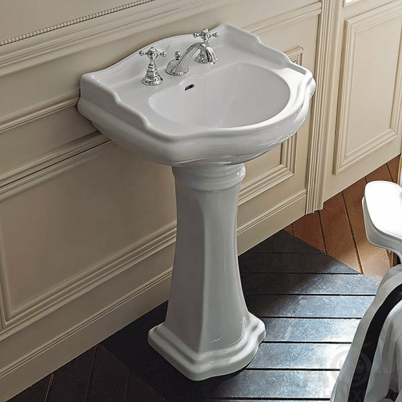 Раковина Kerasan Retro 73 104701*3 Белая Раковина Kerasan Retro 73 104701*3 Белая