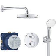 Душевая система Grohe Grohtherm 34727000 с термостатом Хром Душевая система Grohe Grohtherm 34727000 с термостатом Хром