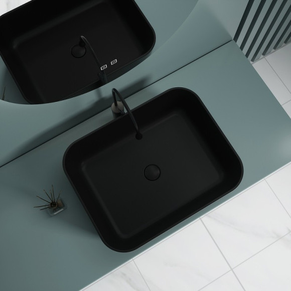 Раковина-чаша Esbano Astanes-N 50 ESRNASTANMB Черная матовая