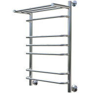 Водяной полотенцесушитель Тругор Идеал 3 П НП 80x50 с полкой Хром