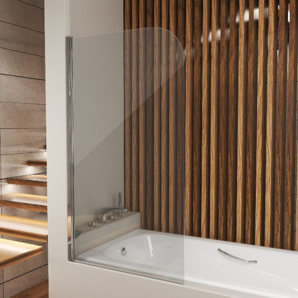 Шторка на ванну Grossman GR-100 80 Хром Шторка на ванну Grossman GR-100 80 Хром