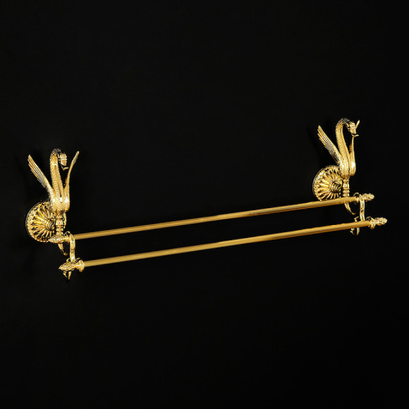 Полотенцедержатель Migliore Luxor 26134 двойной Золото Полотенцедержатель Migliore Luxor 26134 двойной Золото