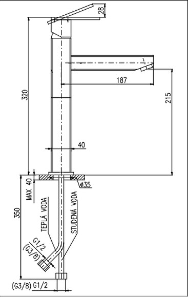 Смеситель для раковины Rav Slezak Loira LR530.5 Хром Смеситель для раковины Rav Slezak Loira LR530.5 Хром