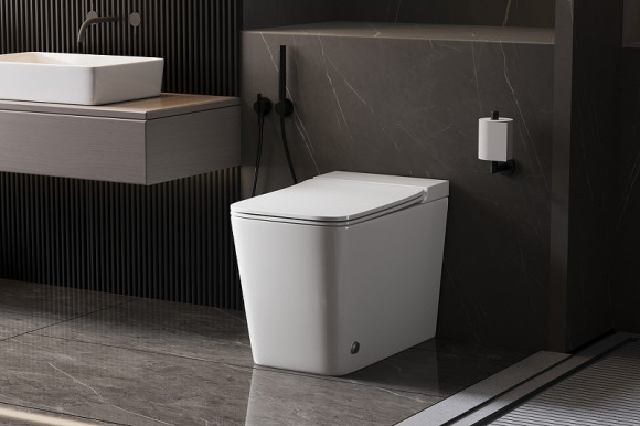 Унитаз Abber Rechteck AC1213P приставной с сиденьем Микролифт Унитаз Abber Rechteck AC1213P приставной с сиденьем Микролифт