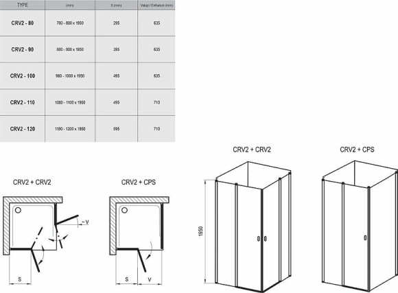 Душевая дверь Ravak Chrome CRV2-120 1QVG0U00Z1 профиль Сатин стекло Transparent Душевая дверь Ravak Chrome CRV2-120 1QVG0U00Z1 профиль Сатин стекло Transparent